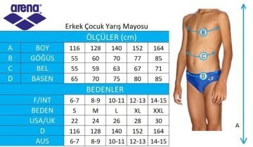 Arena B Powerskin ST 2.0 Jammer Erkek Çocuk Mayosu