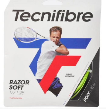Tecnifibre Razor Soft 17/1.25 Lime Tekli Kordaj 04GRAS125L