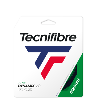 Tecnifibre Dynamix VP 17L/1.20 Siyah Squash Tekli Kordaj 06GDYN120B