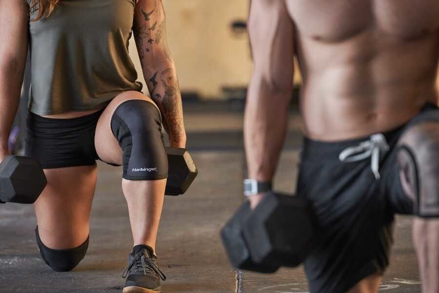 Harbinger 5 mm Knee Sleeves Black Diz Koruyucu