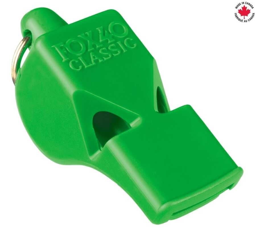 Fox 40 Classic Safety Neon Yeşil-Bileklikli Düdük 9935-1400