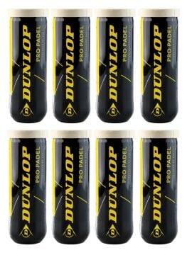 Dunlop Pro Padel 3'lü 8 Kutu Padel Topu 601552