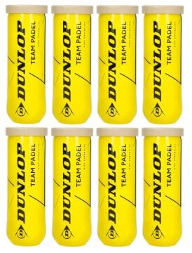 Dunlop Team Padel 3'lü 8 Kutu Padel Topu 601553