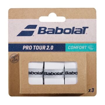 Babolat Pro Tour 2.0 Beyaz 3'lü Tenis Gribi