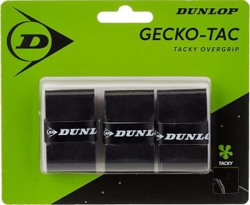 Dunlop Gecko-Tac Siyah 3'lü Tenis Gribi