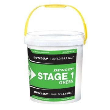 Dunlop Stage 1 Yeşil 60'lı Eğitim Kova Tenis Topu 602204