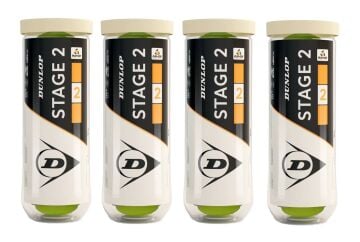 Dunlop Tb Stage 2 Orange 3'lü 4 Kutu Çocuk Tenis Topu