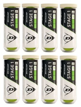 Dunlop Tb Stage 1 Green 3'lü 8 Kutu Çocuk Tenis Topu