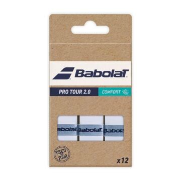 Babolat Pro Tour 2.0 12'li Beyaz Tenis Gribi