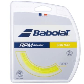 Babolat Rpm Rough Sarı 125/17 Tenis Tekli Kordaj