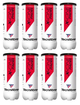 Tecnifibre X-One Padel 3'lü 8 Kutu Padel Topu