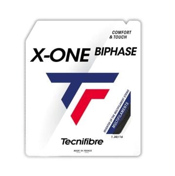 Tecnifibre X-One Biphase PU 16/1.30 Siyah Tekli Kordaj