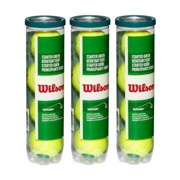 Wilson Starter Yeşil Top 4'lü 3 Kutu Çocuk Tenis Topu