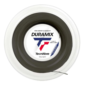 Tecnifibre Duramix Siyah 1.25/17 200m Tenis Rulo Kordaj