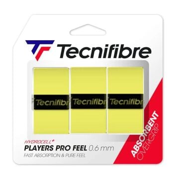 Tecnifibre Players Pro Feel Overgrip 3'lü Lime Tenis Gribi