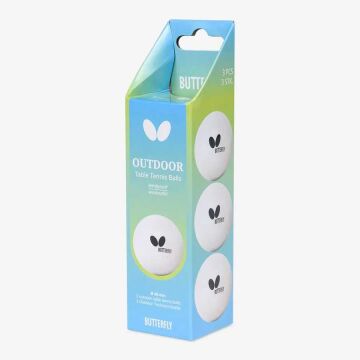 Butterfly Outdoor Beyaz 3'lü Masa Tenisi Topu 7012450140
