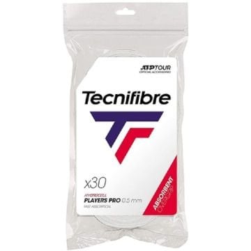 Tecnifibre Players Pro Overgrip 30'lu 0.5mm Beyaz Tenis Gribi 52ATPPLA30