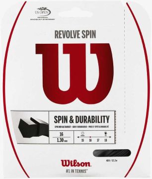 Wilson Revolve Spin 16/1.30 Siyah Tekli Kordaj WRZ957000