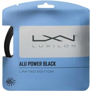 Luxilon Alu Power BLACK 17/1.25 Tekli Kordaj WR8306901125