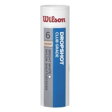 Wilson Dropshot 6'lı Beyaz Badminton Topu WRT6046WH
