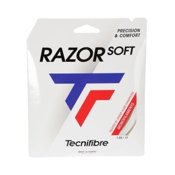 Tecnifibre Razor Soft 17/1.25 Beyaz Tekli Kordaj 04GRAS125W