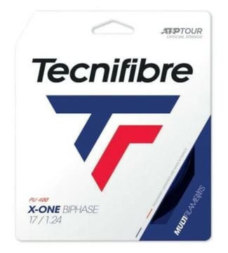 Tecnifibre X-One Biphase PU 17/1.24 Siyah Tekli Kordaj 01GXO124XB