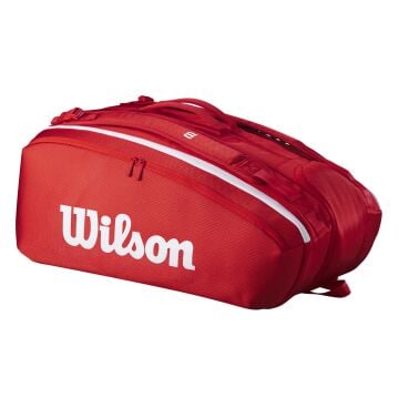 Wilson Super Tour 15PK 2025 Kırmızı Tenis Çantası WR8036601001