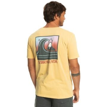 Quiksilver Sunset Wave Sarı Erkek T-Shirt EQYZT07277-YFB0