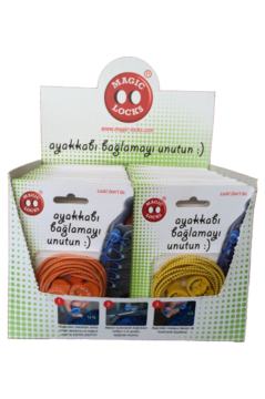 Magic Locks Kırmızı Kilitli Elastik Akıllı Bağcık