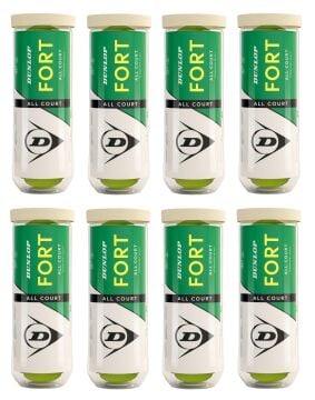 Dunlop Fort All Court TS 3'lü 8 Kutu Tenis Topu