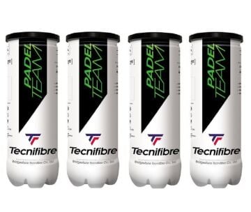 Tecnifibre Padel Team 3'lü 4 Kutu Padel Topu