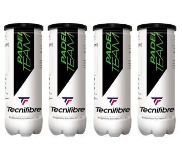 Tecnifibre Padel Team 3'lü 4 Kutu Padel Topu