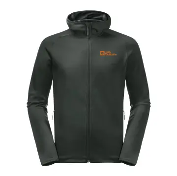 Jack Wolfskin Baiselberg Hooded Fz Erkek Yeşil Polar Ceket 1710541-4161-4161