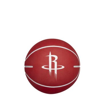 Wilson NBA Dribbler Houston Rockets 6cm Mini Basketbol Topu WTB1100PDQHOU