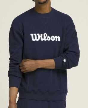 Wilson Teams Script Crewneck Classic Erkek Sweatshirt WM00470511DBC