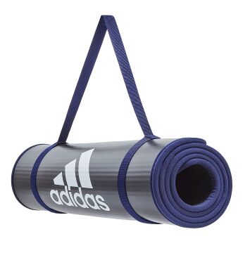 Adidas 1 Cm Mavi-Siyah Egzersiz Matı ADMT-12235BL