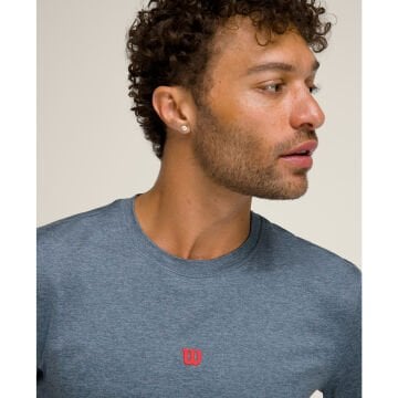 Wilson Everday Performance Tee Mavi Erkek Tenis Tişört WM00011511BUQ