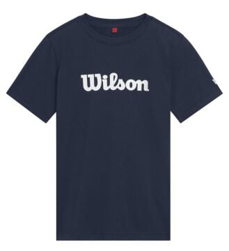 Wilson Youth Team Graphic Script Mavi Erkek Çocuk T-Shirt WYB0003511DBC