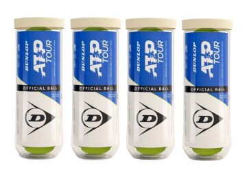 Dunlop ATP Tour 3'lü 4 Kutu Tenis Topu