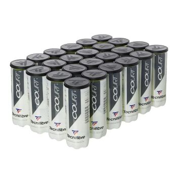 Tecnifibre Court 3'lü Koli 24 Kutu Koli Tenis Topu