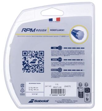 Babolat Rpm Rough Siyah 1.30/16 Tenis Tekli Kordaj