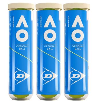Dunlop Australian Open 4'lü 3 Kutu Tenis Topu