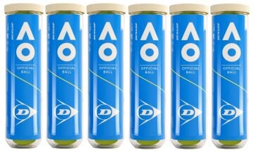 Dunlop Australian Open 4'lü 6 Kutu Tenis Topu