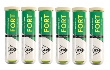 Dunlop Fort All Court 4'lü 6 Kutu Tenis Topu