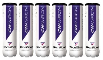 Tecnifibre Champion 4'lü 6 Kutu Tenis Topu