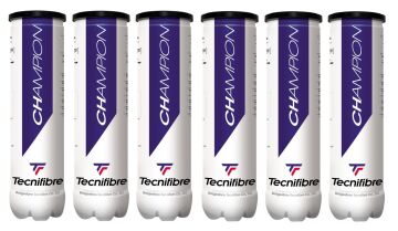 Tecnifibre Champion 4'lü 6 Kutu Tenis Topu